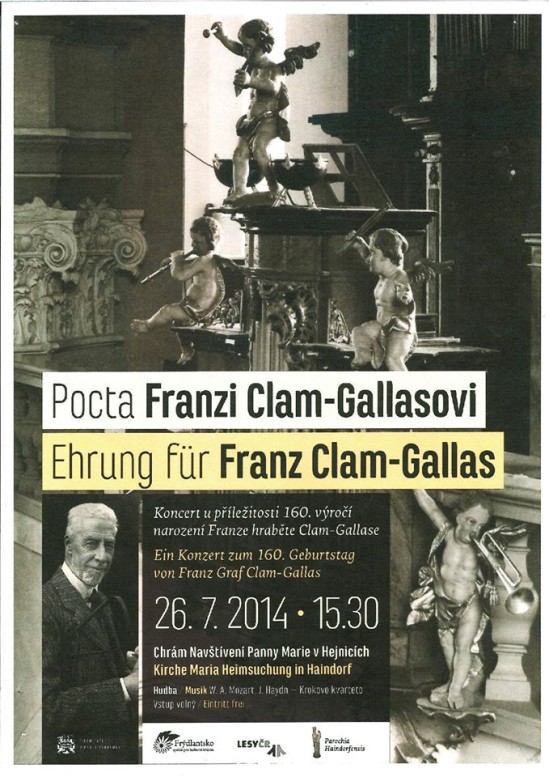 Rok Clam-Gallasů připomene koncert a přednáška Milana Svobody 1 1529795_863981836962531_7058600884153631365_o