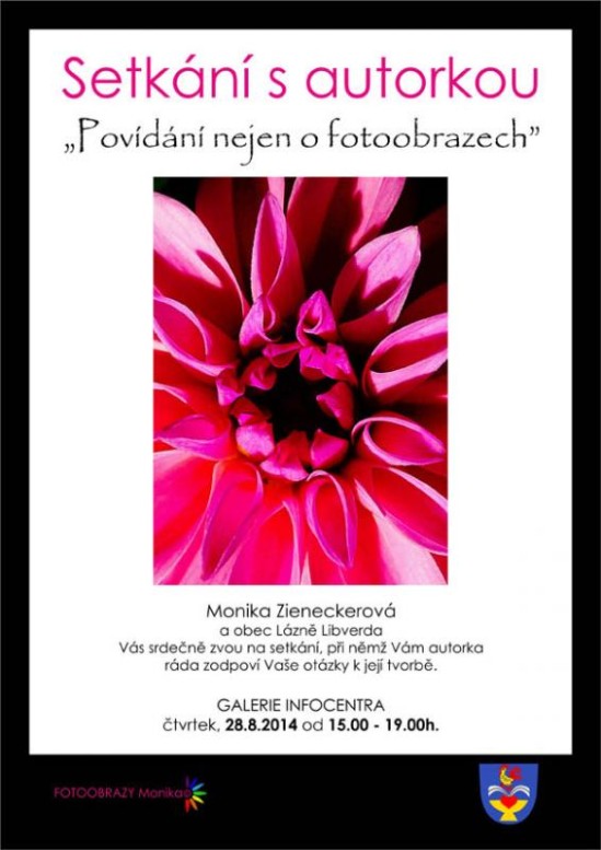 Fotoobrazy pro krásnější život - Monika ZIENECKEROVÁ - setkání s autorkou 1 20080zak_plakat_A4-web