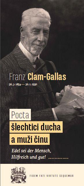 Clam-Gallasové v paměti rodu a rodiny a vernisáž výstavy Franz Clam-Gallas: Pocta šlechtici ducha a muži činu 1 001