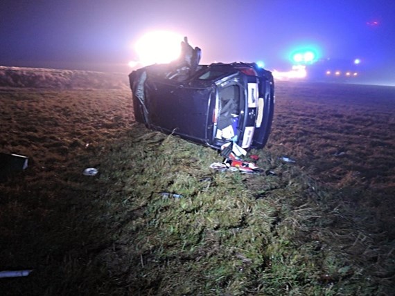 Za víkend zasahovali hasiči v Libereckém kraji u devíti nehod 1 001