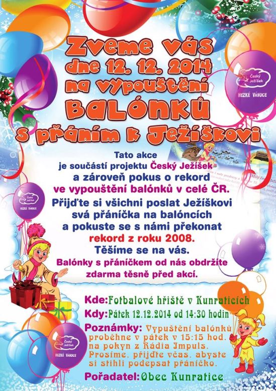 Vypouštění balónků s přáním k Ježíškovi 1 01