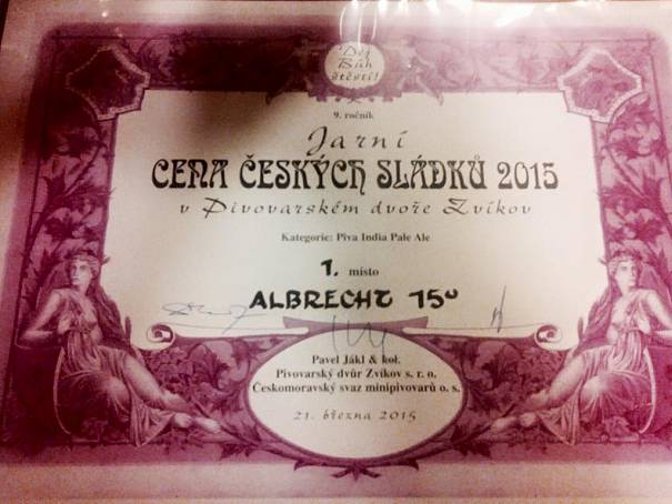 Frýdlantské pivo vybojovalo zlato 1 0001