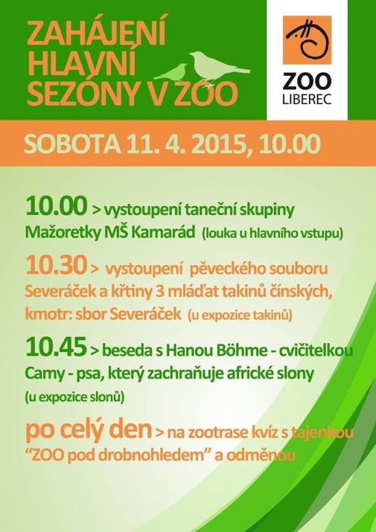 Záhajení hlavní sezóny v ZOO LIBEREC 1 0001
