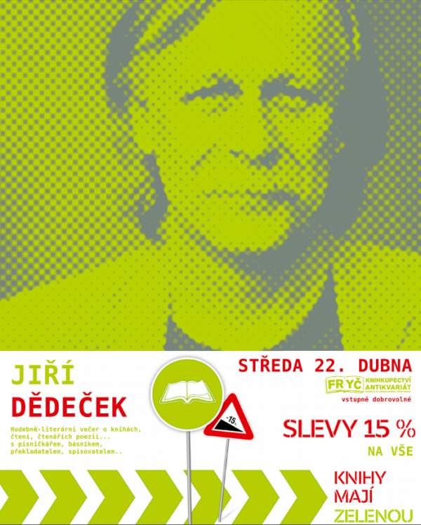 Pozvánka na hudebně-literární večer do Knihkupectví Fryč