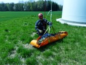 Hasičští lezci trénovali na větrných elektrárnách 1 20154271842178537