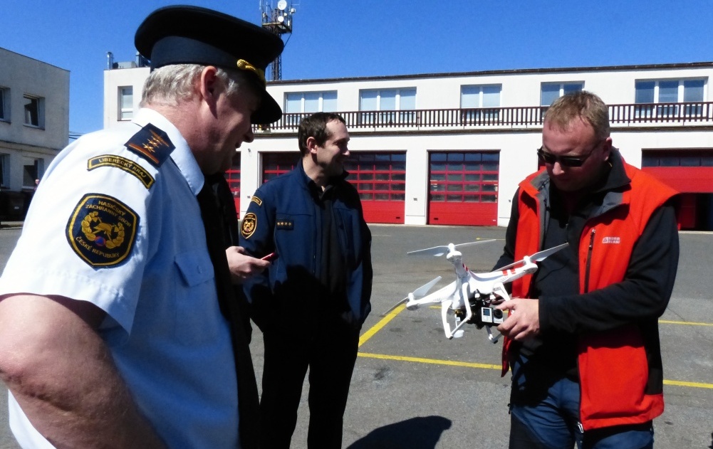 Bezpilotní letoun pro potřeby hasičů
