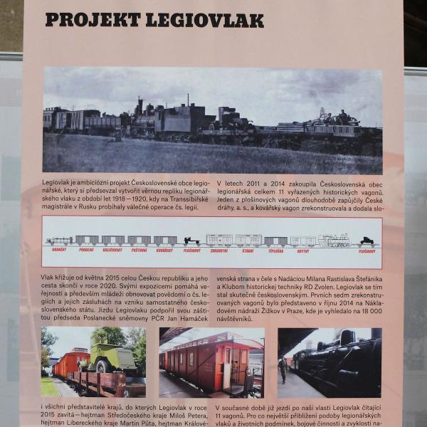 Legiovlak ukazuje, jak žili legionáři. Okouzlil i starostu Frýdlantu 2 legiovlak 6