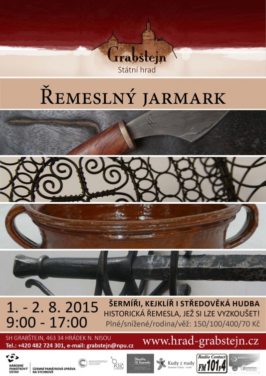Řemeslný jarmark na hradě Grabštejn