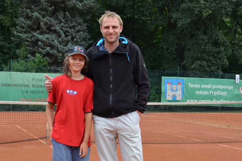 TJ Jiskra Višňová 54 Kvitová či Vajdišová. I takové hvězdy trénovaly na kurtech pod zámkem