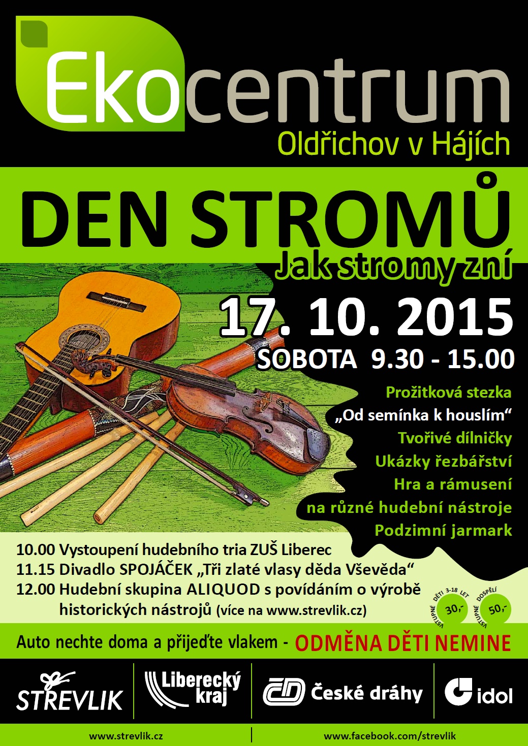 TJ Jiskra Višňová 57 V Ekocentru Střevlík v Oldřichově oslaví Den stromů