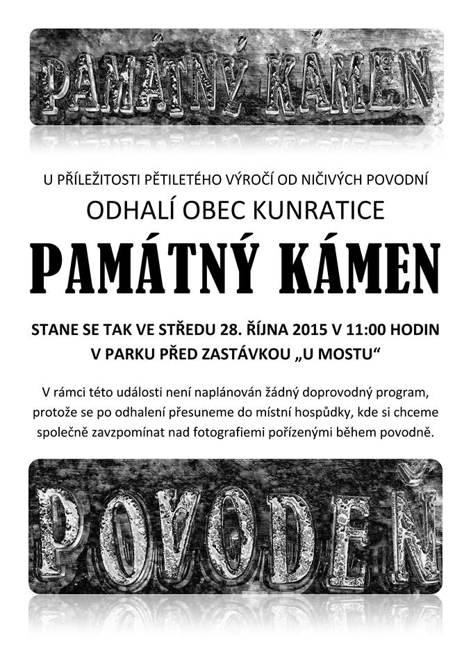 Odhalení památného kamene