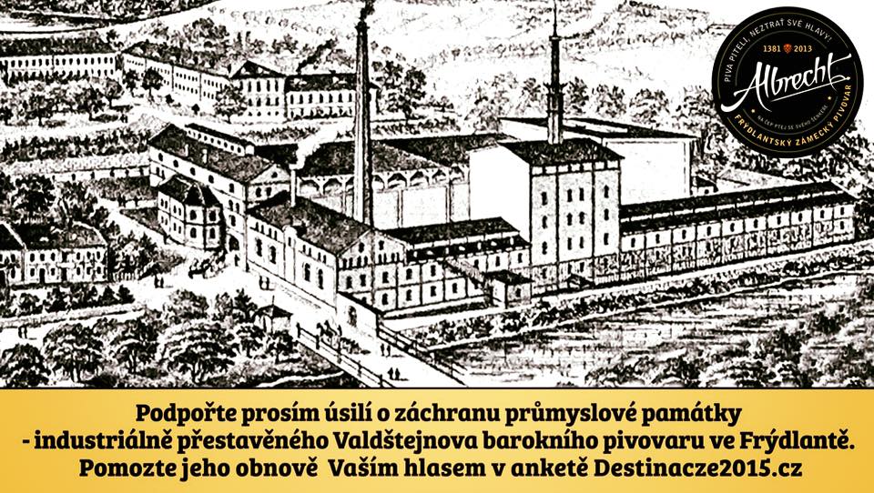 Podpořme Zámecký pivovar Frýdlant v soutěži o cenu Toulavé kamery „Fénix – znovuzrozený projekt“