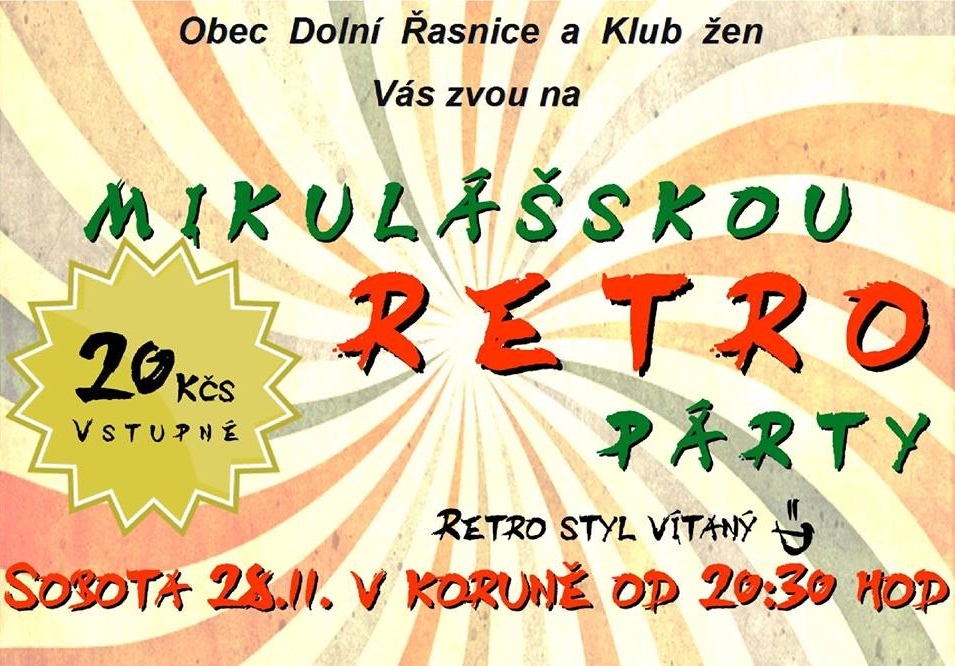 Mikulášská retro párty