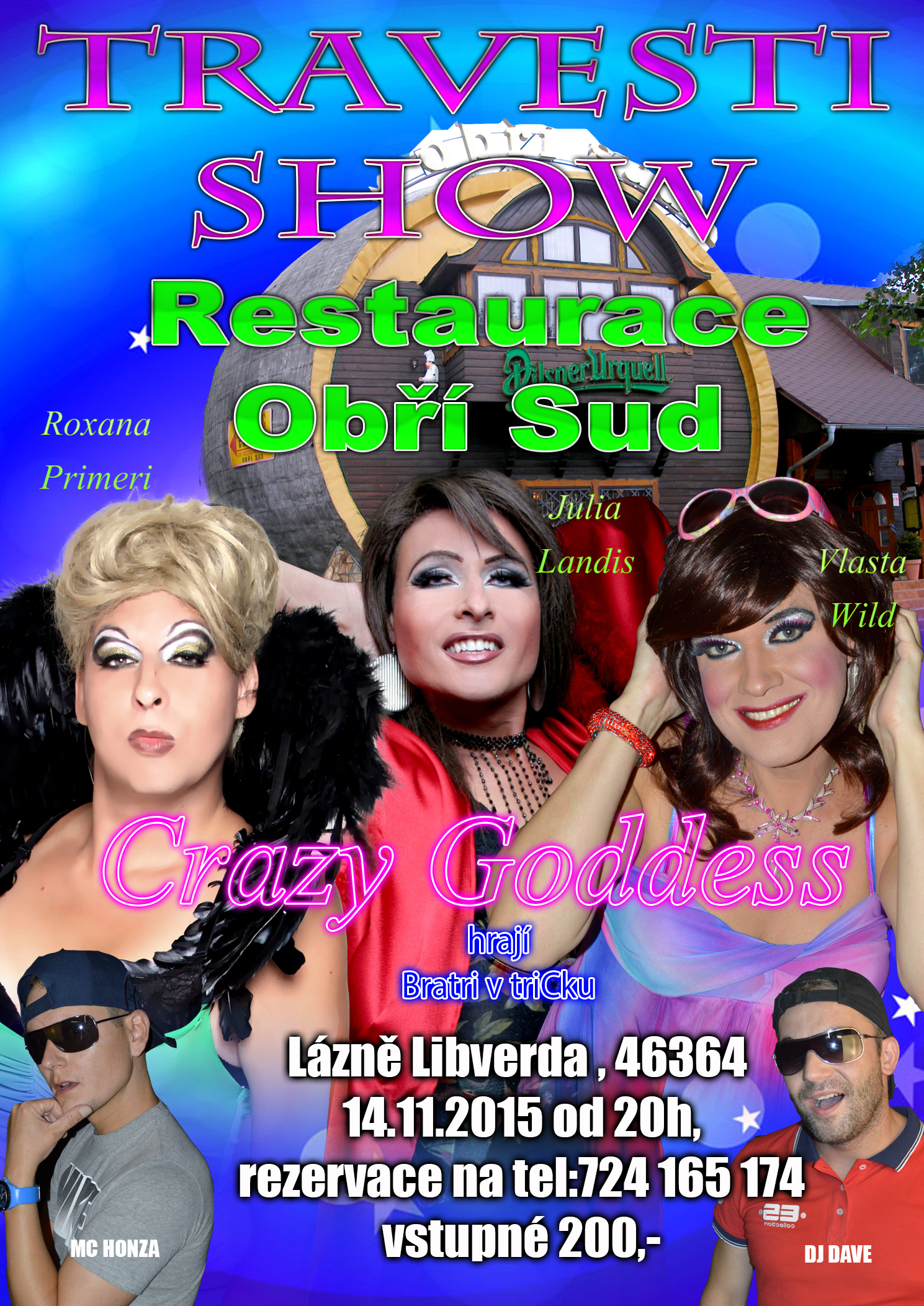 Pozvánka na Travesti show