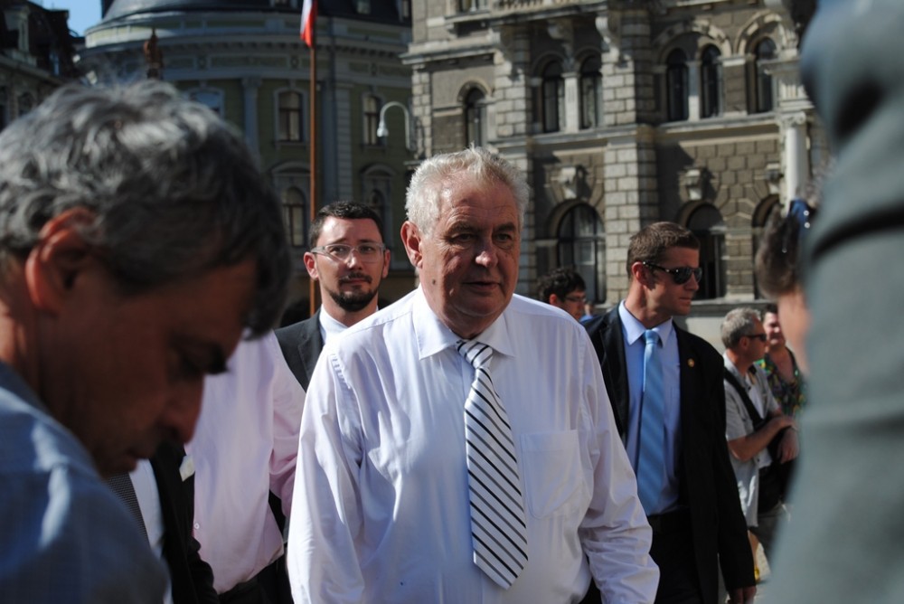 Miloš Zeman po deseti měsících navštíví Liberec, chystá se na slavnostní otevření hospice