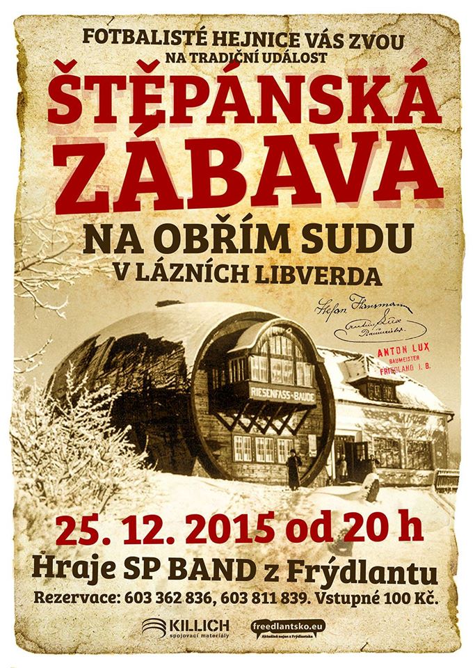 Štěpánská zábava na Obřím sudu