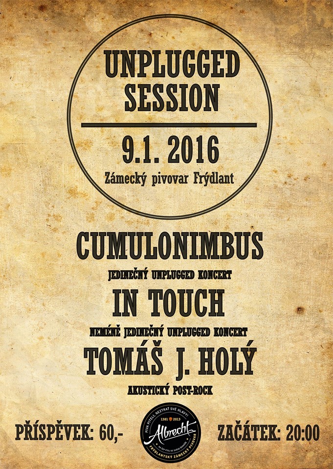 UNPLUGGED SESSION v Zámeckém pivovaru Frýdlant