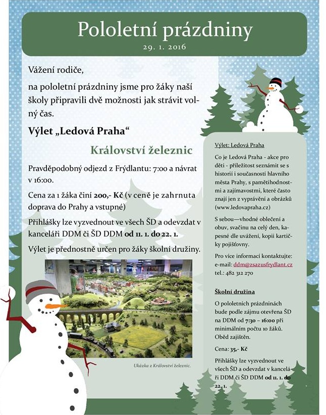 Tip na pololetní prázdniny