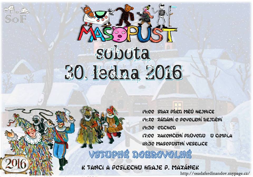 Masopust v Hejnicích a na Ferdinandově