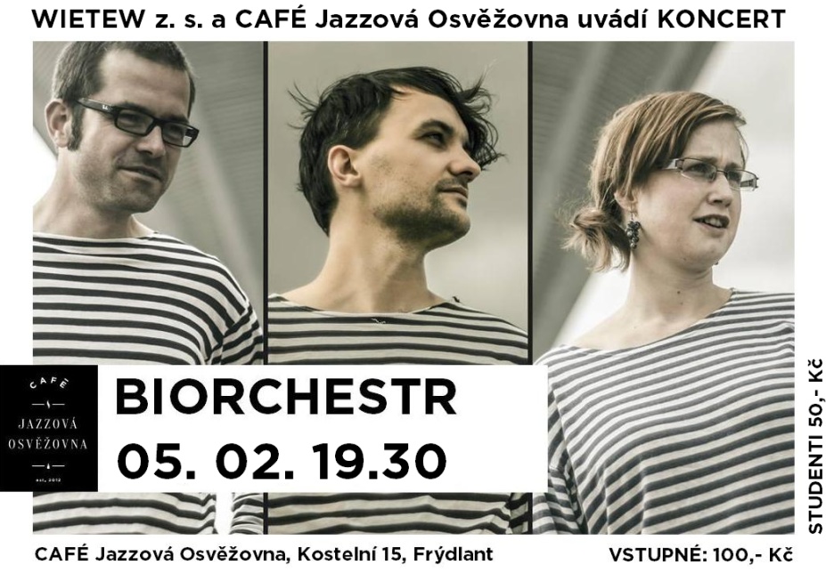 Pozvánka na únorový koncert brněnského BIORCHESTRU