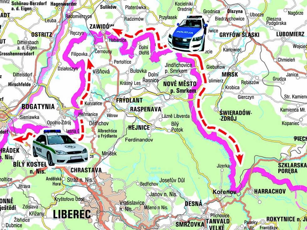 Kriminalitu v pohraničí snížily česko-polské hlídky