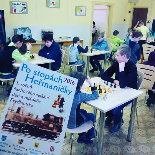 Výsledky druhého šachového setkání dětí a mládeže Po stopách Heřmaničky 2016