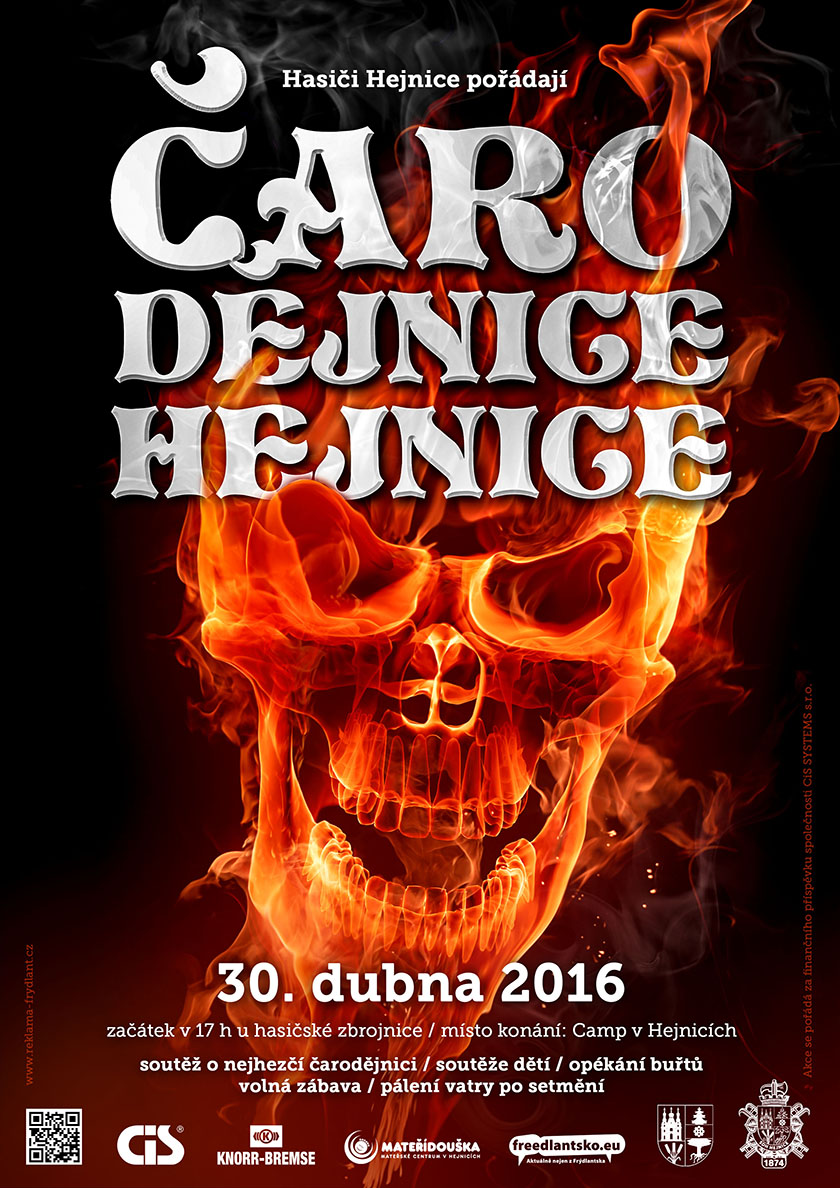 Pálení čarodějnic v Hejnicích 2016