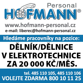 Volná pracovní pozice: Dělník/dělnice v elektrotechnice za 20 000 Kč/měs.