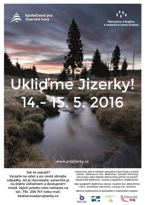 Zájemci opět mohou o víkendu uklízet Jizerky