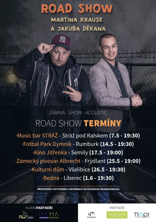 Přijďte na Roadshow s Jakubem Děkanem do pivovaru 1 roadshow_plakat