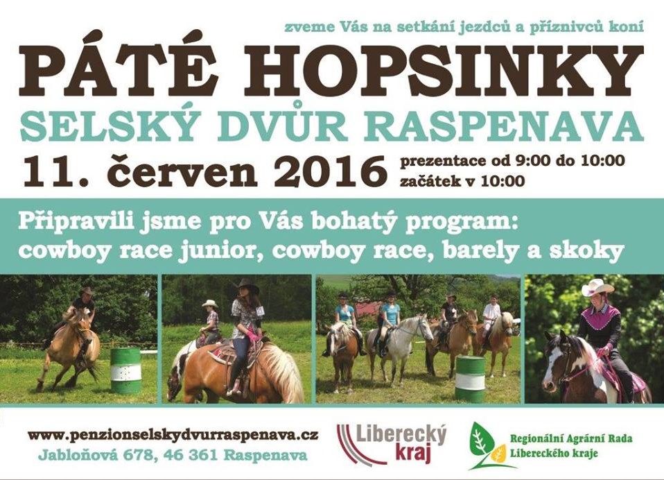 Po páté vás zveme do Raspenavy na Hopsinky