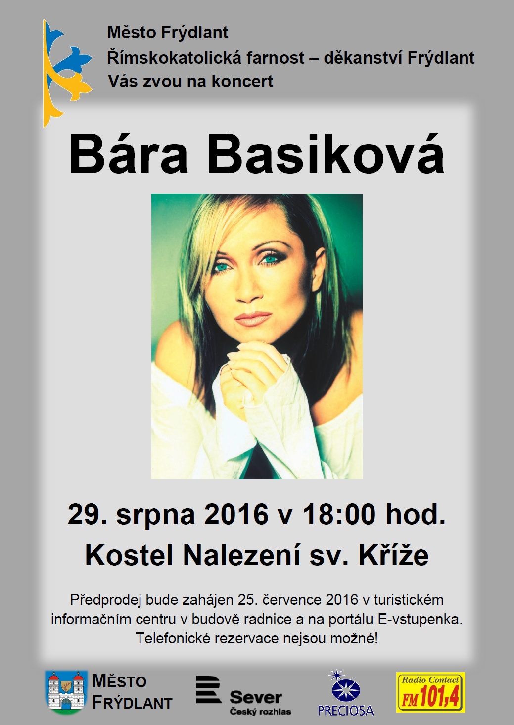 Pozvánka na koncert Báry Basikové