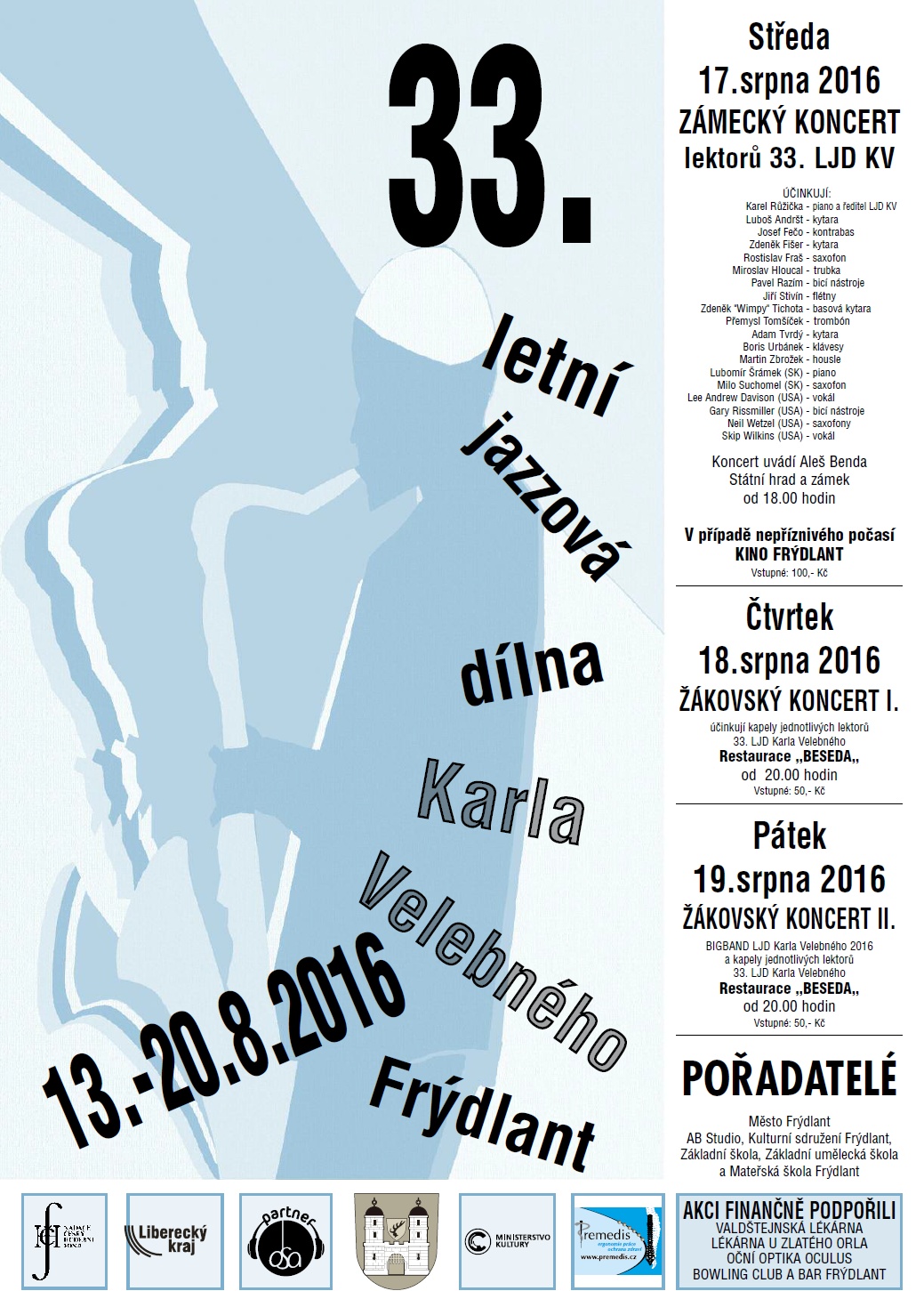 33. letní jazzová dílna Karla Velebného 1 1