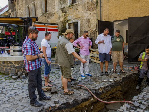 Zámecký pivovar začali znovu prozkoumávat archeologové