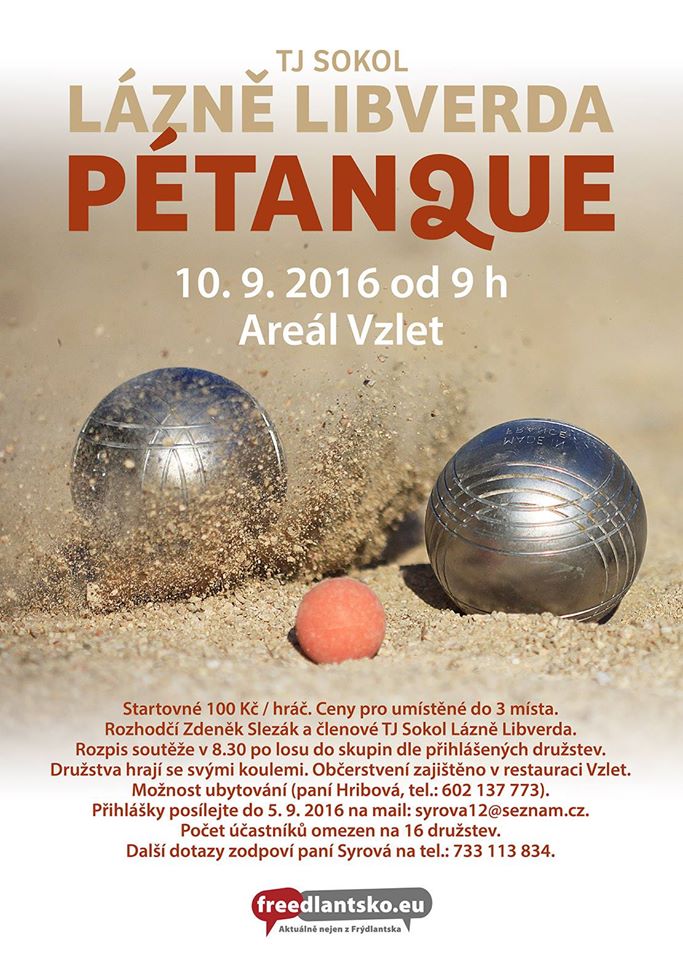 Petanque – podzimní turnaj trojic