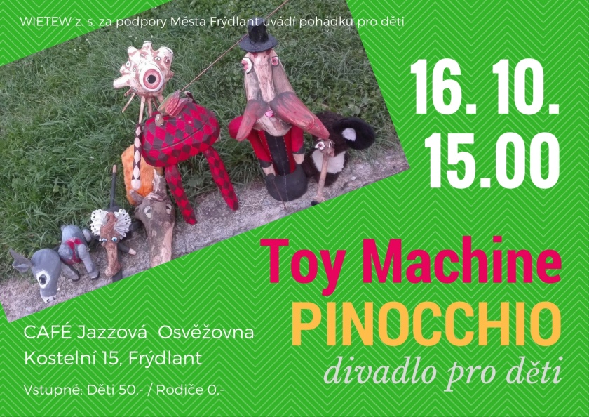 Pozvánka na nedělní pohádku do CAFÉ Jazzové osvěžovny