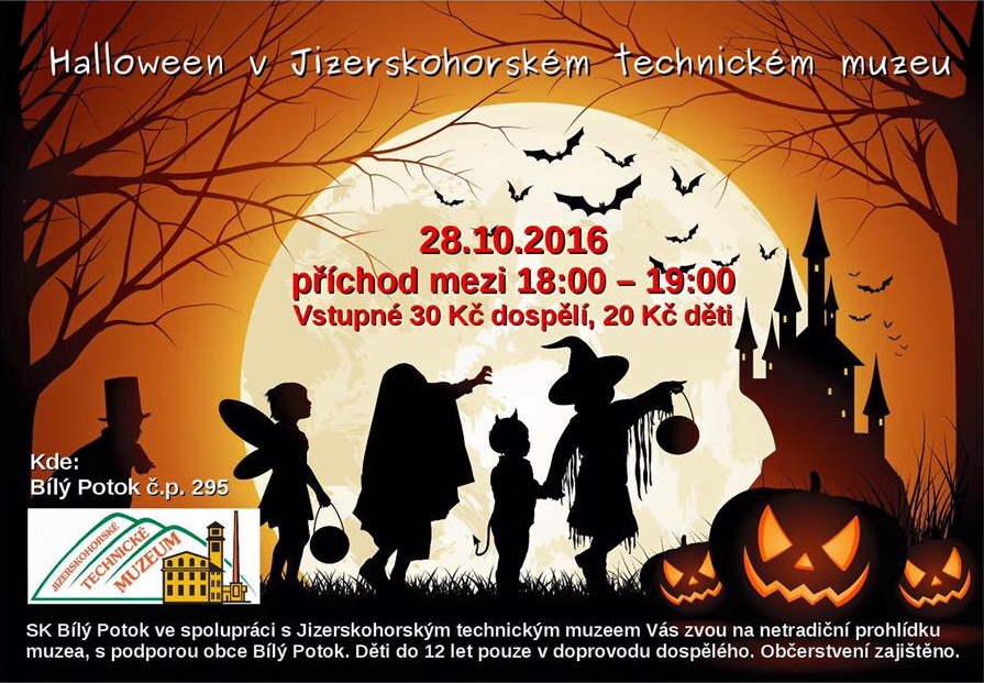 U Zeleného stromu / Restaurace 40 Halloween v Jizerskohorském technickém muzeu