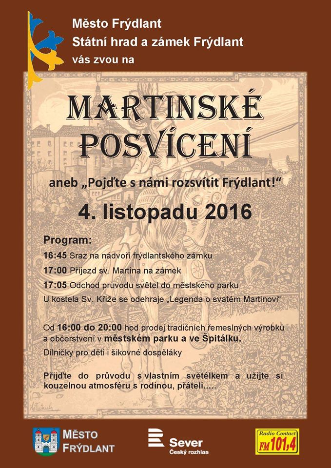Martinské posvícení aneb „Pojďte s námi rozsvítit Frýdlant“