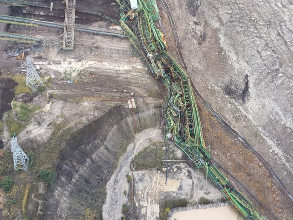 Sesuvy v dole Túrow dosahují několika tisíc hektarů