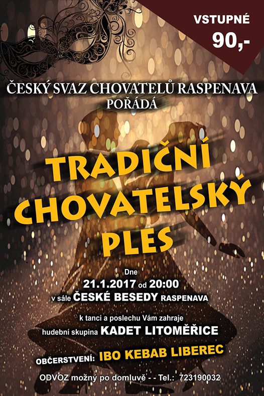 Pozvánka na Tradiční chovatelský ples