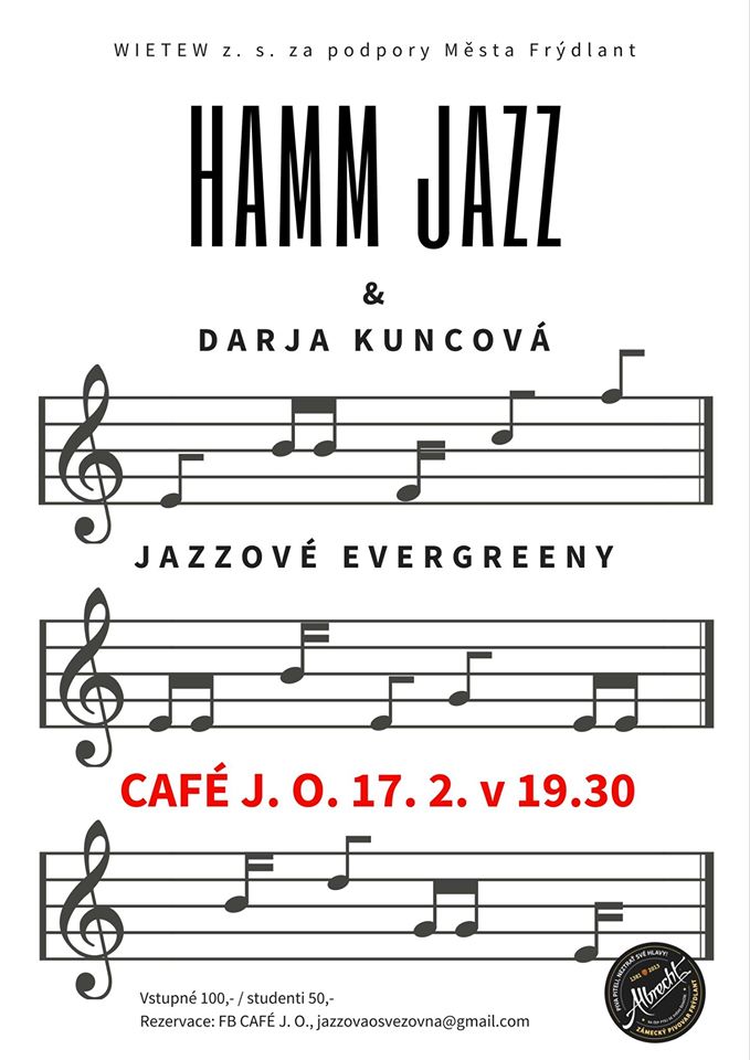Pozvánka na pohodový večer plný jazzových evergreenů