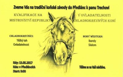 Ubytování, penziony, hotely, chaty, chalupy, resorty, hostely, motoresty a kempy 60 Pozvánka na koňské závody
