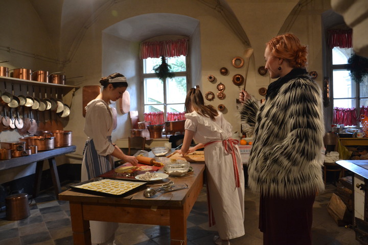 Pečení koláčků na frýdlantském zámku