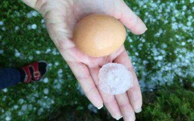 VIDEO: Frýdlantsko zasáhlo silné krupobití. Některé kroupy měly průměr až tři centimetry