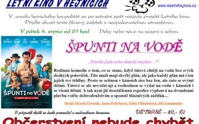 Plus 6 Letní kino Hejnice zve na film Špunti na vodě