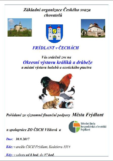 Okresní výstava králíků a drůbeže a místní výstava holubů a exotického ptactva 1 001 10