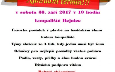 Plus 19 V sobotu se koná přeložené Hejnické pádlo