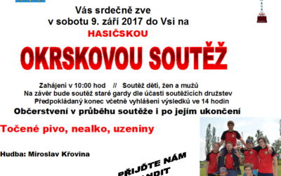 Ubytování, penziony, hotely, chaty, chalupy, resorty, hostely, motoresty a kempy 64 Hasičská okrsková soutěž