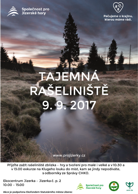 Akce Tajemná rašeliniště zve malé i velké k poznání i pobavení