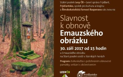 Potraviny Měděnka Hejnice 61 Pozvánka na slavnost k obnově Emauzského obrázku
